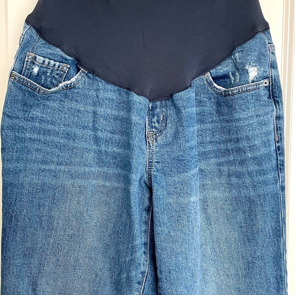 👗2/$25👗 Old Navy Maternity Full-panel Straight Jeans - Picture 3 of 7